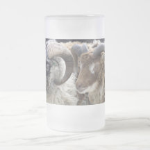 SHETLAND RAMS ON A GLASS # 1 COFFEE MUGS