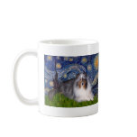 Shetland Sheepdog 17 - Starry Night mugs