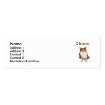 Shetland Sheepdog Business Card