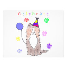 Shetland Sheepdog Celebrate Invitation