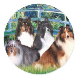 Shetland Sheepdog (four) - Bridge stickers