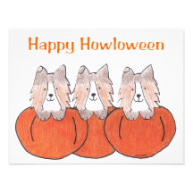 Shetland Sheepdog Happy Howloween Announcement