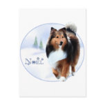 Shetland Sheepdog Noel postcards