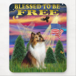 Shetland Sheepdog (sable and white) Mousepad