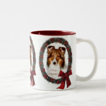 Shetland Sheepdog Sheltie Christmas Gifts Coffee Mug