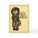 shhh I'm reading. Greeting Card