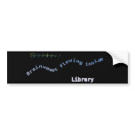 Shhhh! bumper stickers