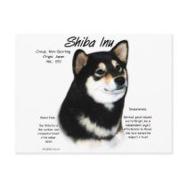 Shiba Inu (blk/tan) History Design