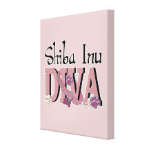 Shiba Inu DIVA Canvas Print