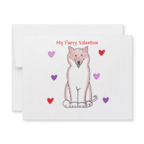 Shiba Inu Furry Valentine Personalized Announcement