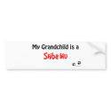 Shiba Inu Grandchild bumper stickers
