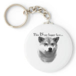 Shiba Inu Happy Face keychains