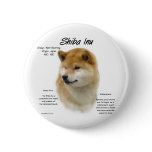 Shiba Inu History Design Button