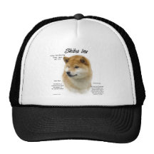 Shiba Inu History Design Mesh Hats