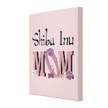Shiba Inu MOM Canvas Prints