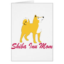 Shiba Inu Mum Card