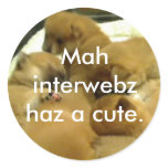 Shiba Inu Puppy Laptop Sticker