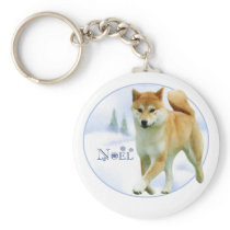Shiba Noel Keychain