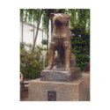 shibuya statue hachiko postcards