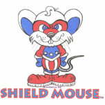SHIELD MOUSE Sculpture 5x7 photo sculptures