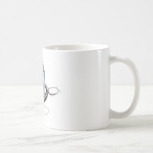 Shield stethoscope medical concept coffee mugs