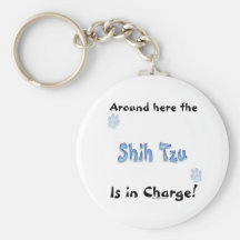 Shih Tzu Charge Keychain