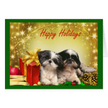 Shih Tzu  Christmas Card Gifts