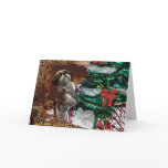 Shih Tzu Christmas Tree Collage cards