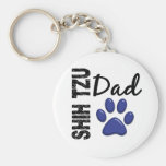 Shih Tzu Dad 2 Keychains