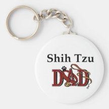 Shih Tzu Dad Gifts Key Chains
