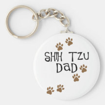 Shih Tzu Dad Keychain