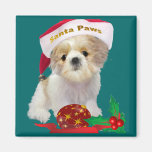 Shih Tzu Doll Santa Paw Gifts Magnet