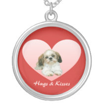 Shih Tzu Heart Necklace