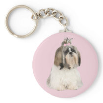 Shih Tzu Keychain