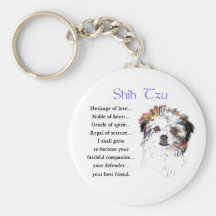 Shih Tzu Lovers Gifts Keychains