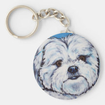 Shih Tzu mix Keychain