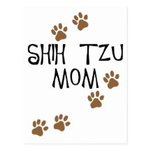 Shih Tzu Mum Postcard