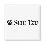 Shih Tzu (pirate style w/ pawprint) Refrigerator Magnets