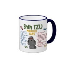 Shih Tzu Property Laws 4 Mugs