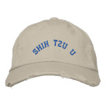 Shih Tzu U embroidered hats
