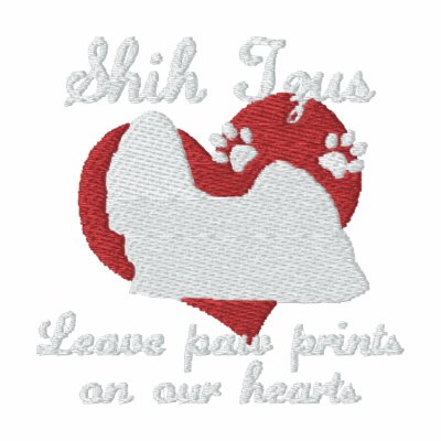 Shih Tzus Leave Paw Prints Polo Shirt Shih Tzus Leave Paw Prints Polo Shirt