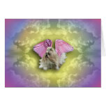 shihtzugoddess descends from heaven greeting cards
