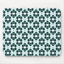 Shimmering Glam Mousepad, Teal