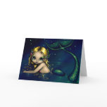 "Shimmering Mermaid" Greeting Card