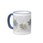 Shimmering Snowflakes Drinkware mugs