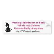 Shimmy Bumper Sticker