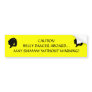 Shimmy Without Warning Sticker Bumper Sticker