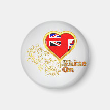 Shine On Bermuda Refrigerator Magnet
