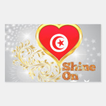 Shine On Tunisia Rectangle Sticker