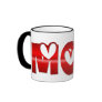 Shiney Mum with Hearts Mug